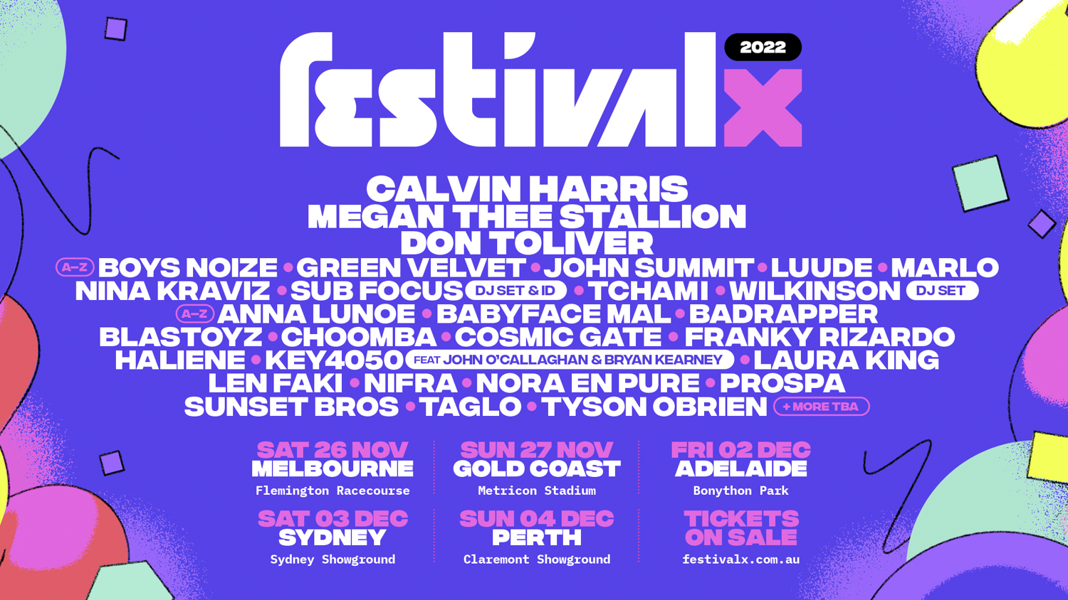 [News] FESTIVAL X AUSTRALIA’S BIGGEST TOURING FESTIVAL RETURNS SUMMER
