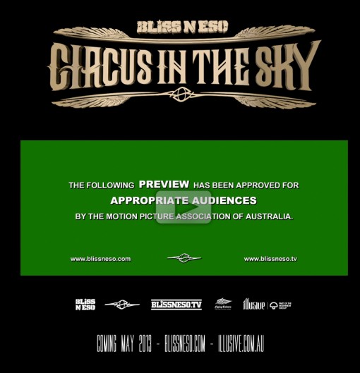 Bliss n Eso circus in the sky